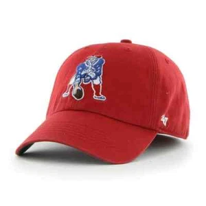 NEW ENGLAND PATRIOTS NFL ERWACHSENE THROBACK LOGO ROT '47 MARKE FRANCHISE KAPPE, SMALL - Bild 1 von 3