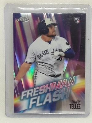 Rowdy Tellez 2019 Topps Chrome Baseball - Freshman Flash - Toronto Blue Jays - Image 1 of 2