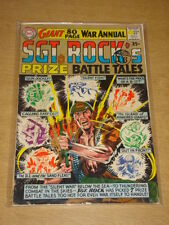 SGT ROCK'S PRIZE BATTLE TALES #1 G+ (2.5) DC COMICS JANUARY 1964 **