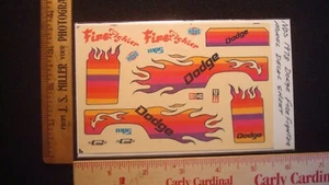 Vintage - Rare - 1978 DODGE FIRE FIGHTER Model Decal Sheet - Picture 1 of 5