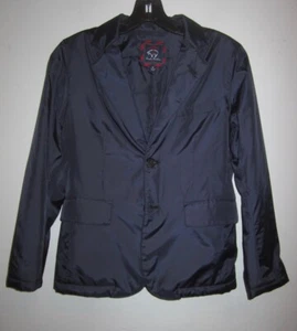 BROOKS BROTHERS FLEECE Navy Blazer Puffer Jacket Boy's Medium - Picture 1 of 11