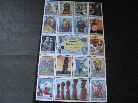 Lesotho Stamps Scott # 1221a.-q, Never Hinged Unused Cover