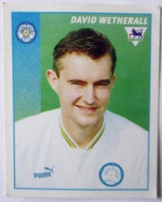 MERLIN PREMIER FOOTBALL LEAGUE 97 STICKER #194 LEEDS UNITED DAVID WETHERALL
