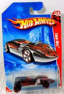 Hot Wheels Twin Mill Black/Red Flames R7641 Race World Volcano '10 NEW! - Picture 1 of 3