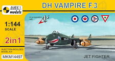 Mark I Models 1/144 Modèle Kit 14497 Vampire F.3 'Jet Fighter' 2in1