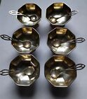 Vintage Webster Sterling Silver Salt Cellars With Spoons. Set of (6)