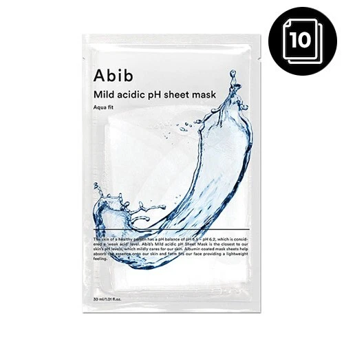 Abib Mild Acidic pH Sheet Mask 10ea #Aqua Fit - Image 1 of 1