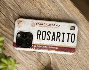 Rosarito Baja California License Plate Tough Phone Case Vintage-Inspired Design - Picture 1 of 65