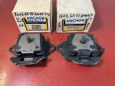 1963 - 1972 AMC RAMBLER 1962 - 1977 JEEP 6CYL ПЕРЕДНЕЕ КРЕПЛЕНИЕ ДВИГАТЕЛЯ ПАРА L/R NORS - Изображение 1 из 4