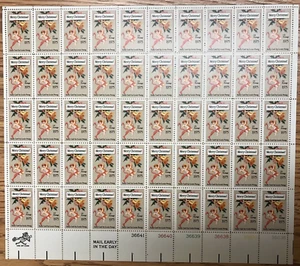US 10c Stamp Merry Christmas 1975 Scott# 1580 Sheet of 50x 10c OG MNH. - Picture 1 of 2