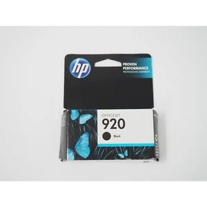 Original HP 920 Black Ink Cartridge Sealed Expired August 2016 - Picture 1 of 3
