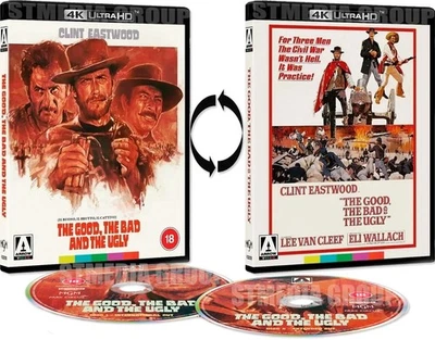 The Good, the Bad and the Ugly 4K UHD + Blu-ray [Region Free] Reversible Cover Foto 1 de 4