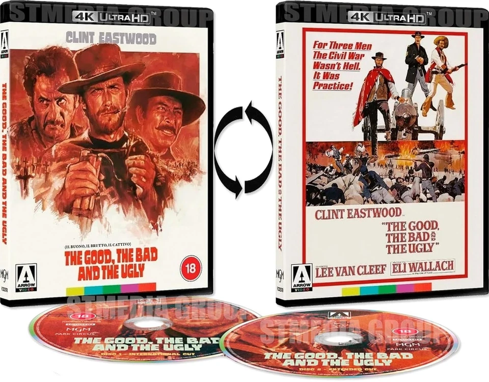 The Good, the Bad and the Ugly 4K UHD + Blu-ray [Region Free] Reversible Cover - Imagem 1 de 4