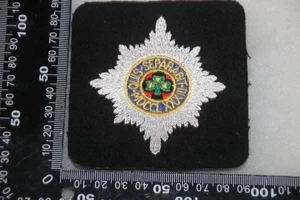BRITISH ARMY IRISH GUARDS CLOTH EMBROIDERED BLAZER BADGE - Picture 1 of 1
