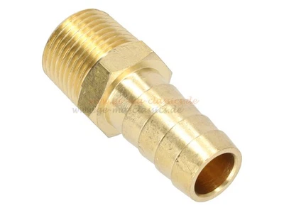 Schlauchstutzen Fitting 3/8" Zoll gerade für Ölsystem Ölkühler - Bild 1 von 2