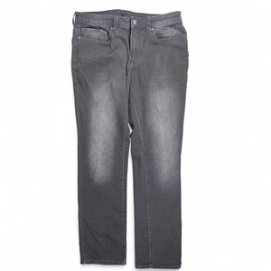 Buffalo David Bitton Denim Jeans Slim Ash 33 32 Black Dark Gray Wash Pants - Picture 1 of 12