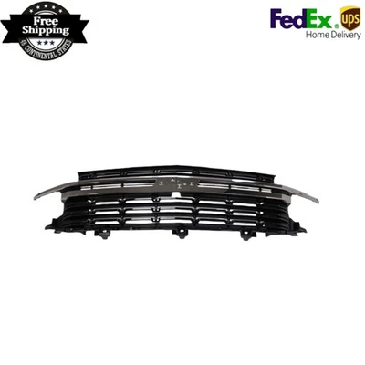 New Front Bumper Grille Black Fits For 2021-2024 Chevy Tahoe / Suburban HC Style Foto 1 de 4