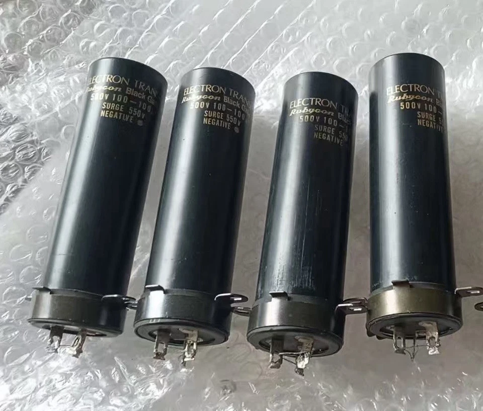 Condensador de puerta negro SK 500v 100+100uf una pieza (1 pieza) usado probado precio $500 Foto 1 de 1