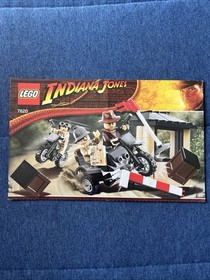 LEGO Indiana Jones 7620 Motorcycle Chase Instruction Manual Booklet
