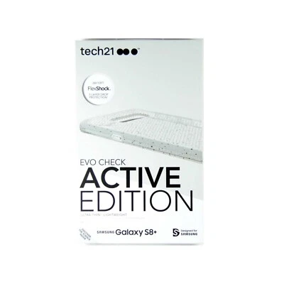 TECH21 CASE FOR SAMSUNG GALAXY S8+ EVO CHECK ACTIVE ED THIN *RETURNED1* T21-5607 - Image 1 of 2