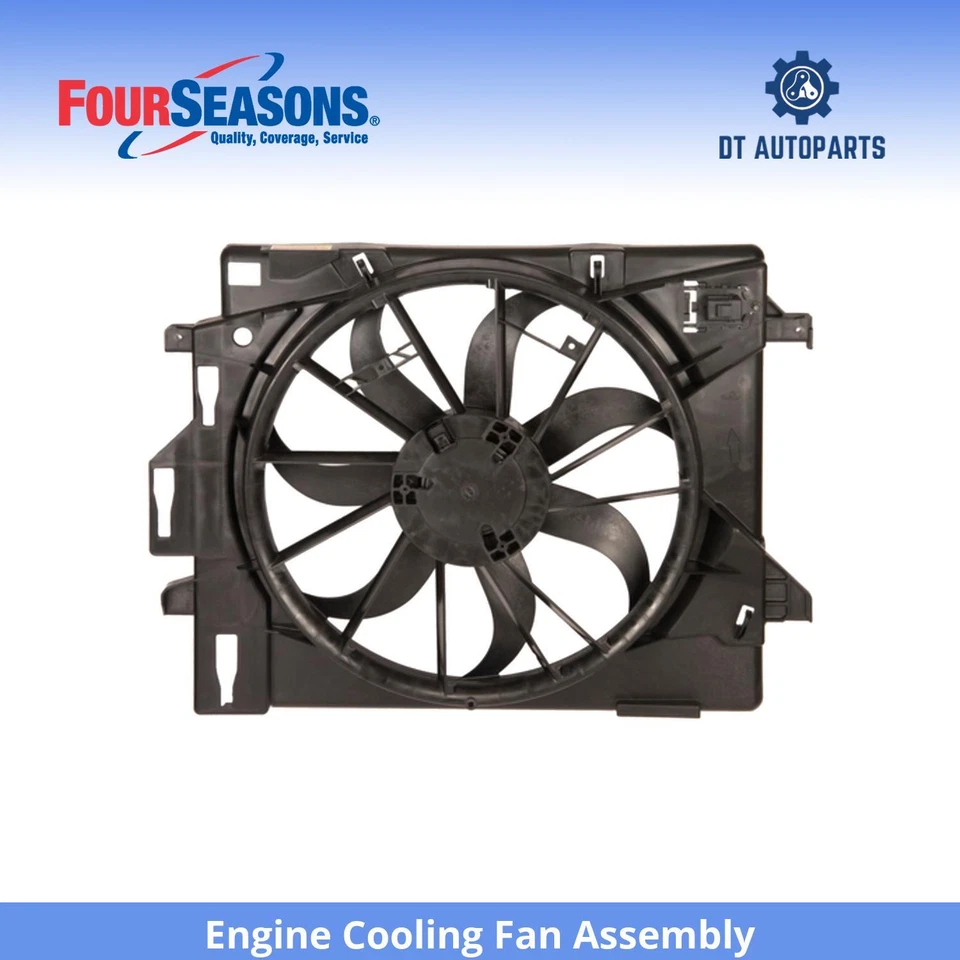 For 2008-2020 Dodge Grand Caravan Engine Cooling Fan Assembly 4 Seasons 2009 - Image 1 of 4