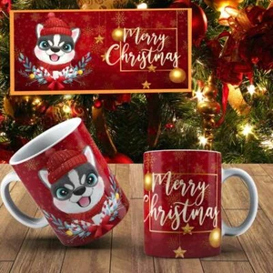 FROHE WEIHNACHTEN 11 OZ TASSE | NEUHEIT GESCHENK | WEIHNACHTEN - Bild 1 von 1