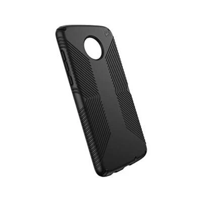 Funda híbrida Speck Presidio Grip Series para Motorola Moto Z4 - Negra. Foto 1 de 4