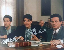 My Cousin Vinny 8x10 Photo Signed By Ralph Macchio / Mitchell Whitfield JSA COA