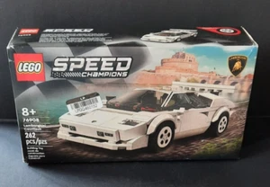 LEGO SPEED CHAMPIONS LAMBBORGHINI COUNTACH 76908 NEW SEALED BOX 262 PIECES - Picture 1 of 9