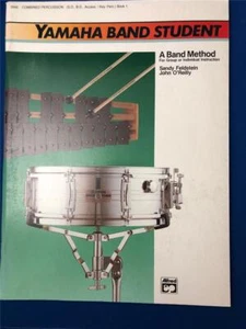 Yamaha Band Student Combined Percussion Book 1 Sheet Music Beginner Drum Instruc - Picture 1 of 1