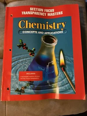 Chemistry Concepts & Applications Section Focus Transparency Masters Educational - Image 1 of 4