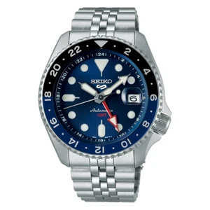 Seiko 5 Sports Stainless Steel 42.5 MM GMT Automatic Blue Dial Watch SSK003K1 - Picture 1 of 1