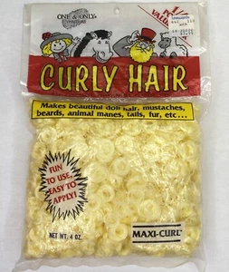 One & Only Creations Curly Hair Sunshine Yellow Maxi Curl - Picture 1 of 4