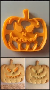 Calabaza Halloween Jack-o-Lantern Impreso en 3D Cortador de Galletas Sello Herramienta para Hornear Forma - Imagen 1 de 5