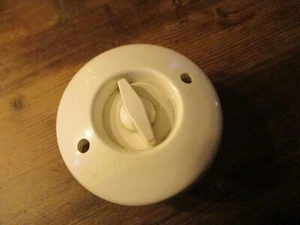 Schalter Bakelit Drehschalter Unterputz, Berkel - Bild 1 von 6