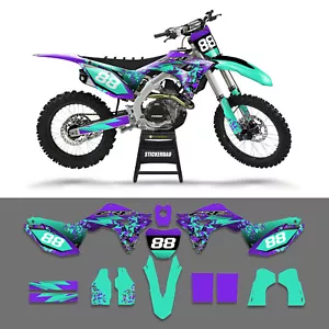 Carenado de vinilo personalizado para moto de cross pegatina gráfica HONOR para CRF 450 2015-17 18 19 - Imagen 1 de 13