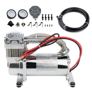 200PSI 1/4" Horn Air Compressor For Train Horns Truck SUV Horns Air Tank 12V - Picture 1 of 12