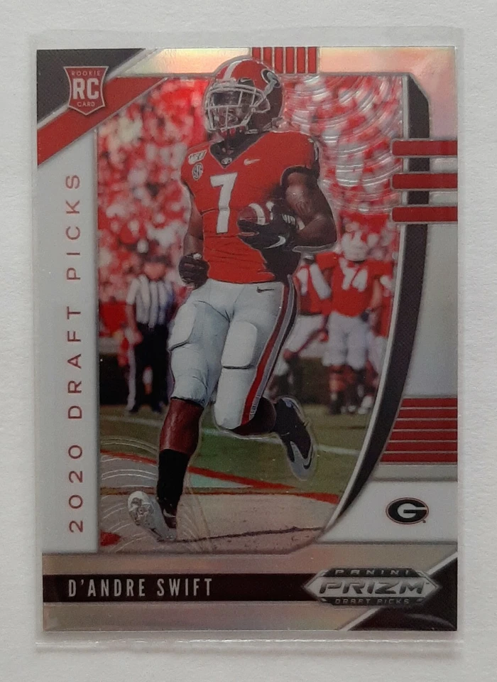 2020 Prizm Draft Picks D'andre Swift Silver (RC) #120 - Image 1 of 3