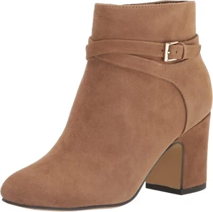 Bella Vita Arlette Women's Dress Bootie Cognac Suede Leather US Size 9.5 W - Picture 1 of 6