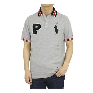 Polo Ralph Lauren Manga Corta Calce Clásico Big Pony Polo con "P" - Gris - - Imagen 1 de 3