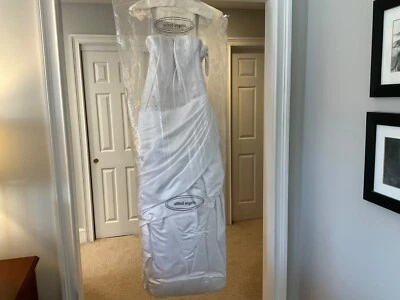 TOTALMENTE NUEVO Vestido de BODA Alfred Angelo Blanco Estilo 2170C AF6242 Talla 8 Precioso Nuevo con Etiquetas Foto 1 de 4