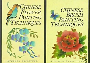 CHINESE FLOWER PAINTING TECHNIQUES & BRUSH PAINTING by Stephen Cassettari 2 PB’s - Picture 1 of 9