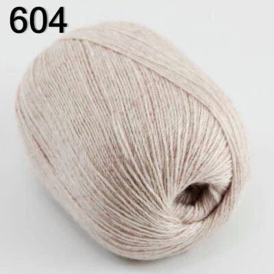 AIPENG Sale 1ball 50g Super luxurious Pure 100% Cashmere Hand Knitting Yarn Beige Pink
