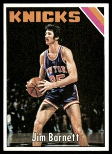 Jim Barnett New York Knicks #92 1975-76 Topps Basketball Card - Picture 1 of 2
