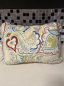 Exc Rectangular/Lumbar Pillow 16x12” Filigree Colorful - Picture 1 of 4