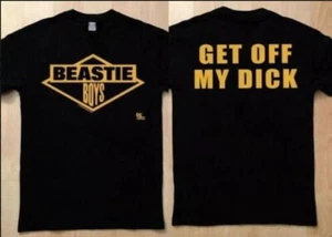 Vintage 1986 Beastie Boys Get Off My Dick Run DMC Rap Tour T-Shirt - Picture 1 of 3