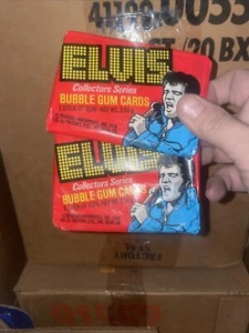 Paquetes de 2 tarjetas de goma burbuja de Elvis Presley 1978 - Imagen 1 de 2