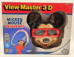 Juego de lujo 3D View-Master Disney 100 Mickey Mouse 2023 nuevo en caja Viewmaster - Imagen 1 de 11