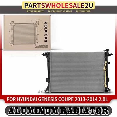 Auto Radiator w/ Trans Oil Cooler for Hyundai Genesis Coupe 2013 2014 2.0L Coupe - Image 1 of 4