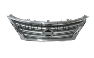 Grille Front Chrome/Silver For Nissan Pulsar B17 2012-2016 - Picture 1 of 1